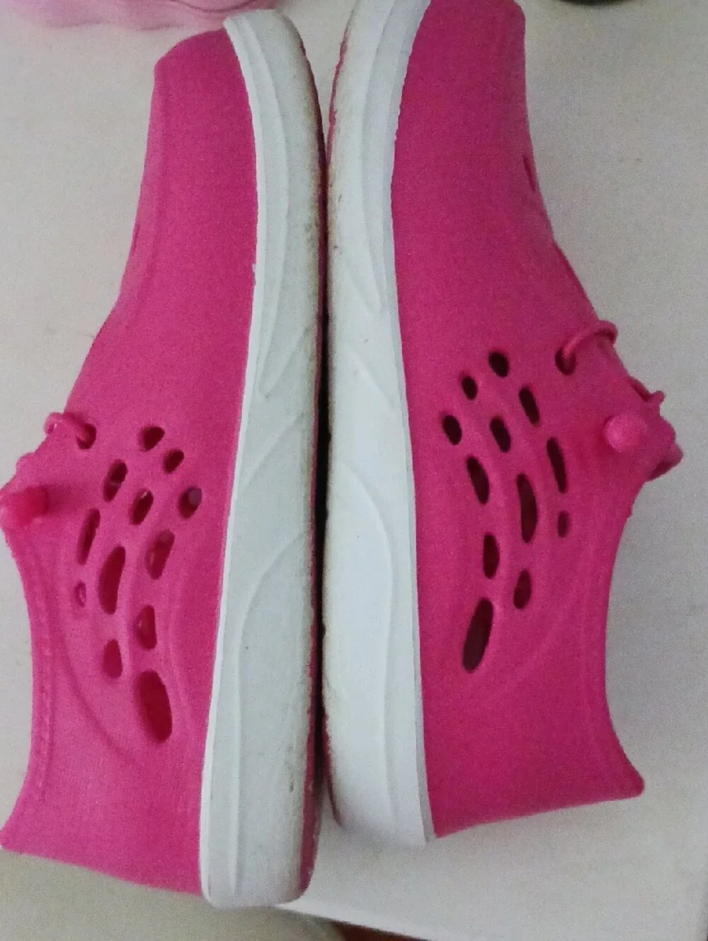 Kids Pink Casual Slip-On Water Shoes